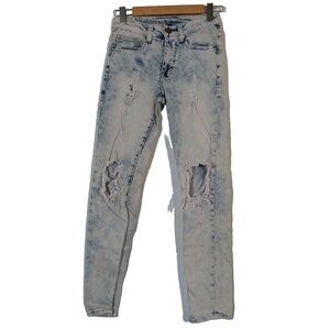 Rue 21 Jeans Mens 26/30 Distressed Stretch Denim Premium Skinny